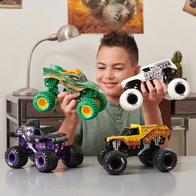 Monster Jam 1:24 Die Cast Solid - Blue Thunder