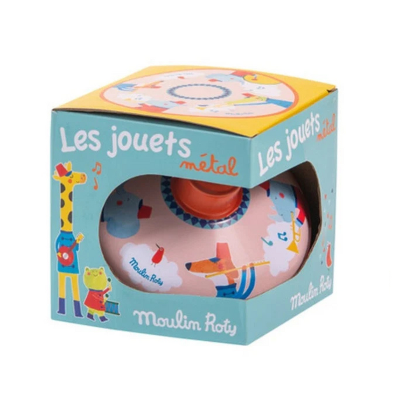 Moulin Roty Spinning Top Fanfare Small Les Jouets Metal