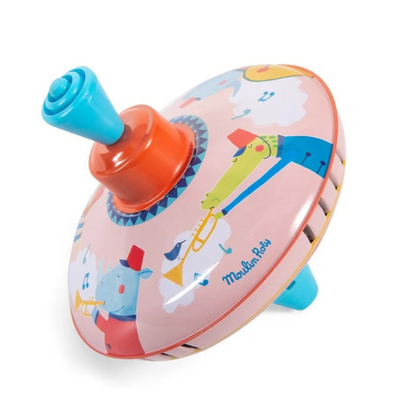 Moulin Roty Spinning Top Fanfare Small Les Jouets Metal