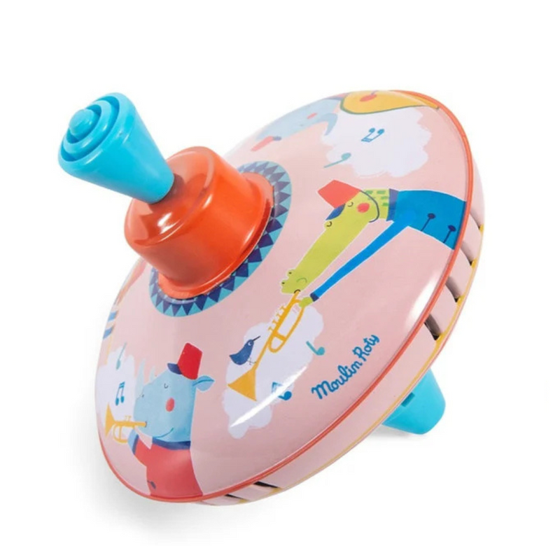 Moulin Roty Spinning Top Fanfare Small Les Jouets Metal