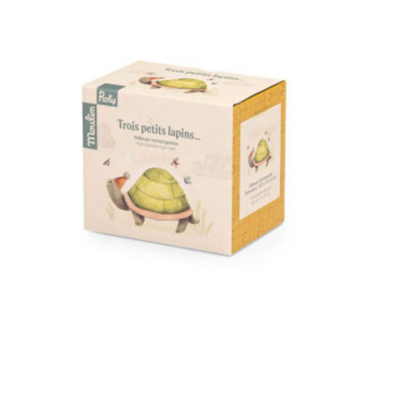 Moulin Roty Turtle night light (USB) - Three little rabbits