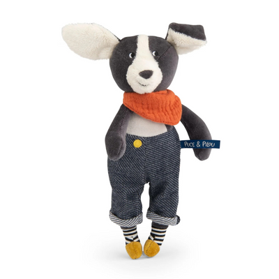 Moulin Roty Puce Dog Puppet mulveys.ie nationwide shipping