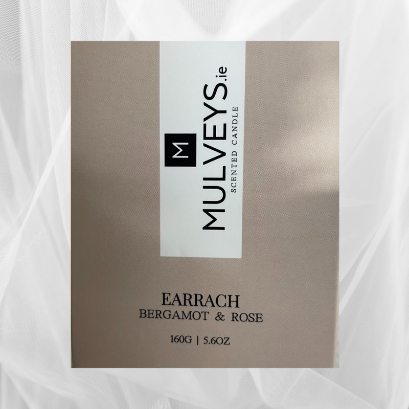 Mulveys Earrach Bergamot & Rose Candles