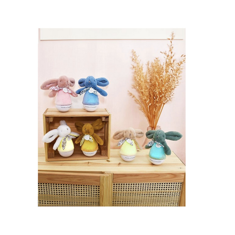 Musical Baby Night Light Culbuto Ochre - Softness and Soothing 16 cm
