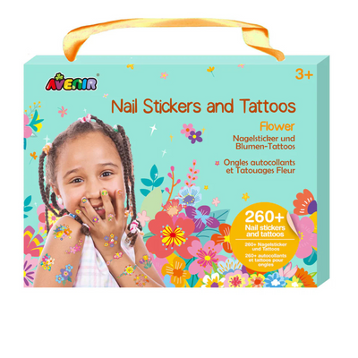 Nail Stickers & Tattoos Flower mulveys.ie nationwide shipping