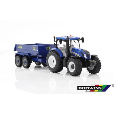 New Holland T6 Tractor With Trailer Playset