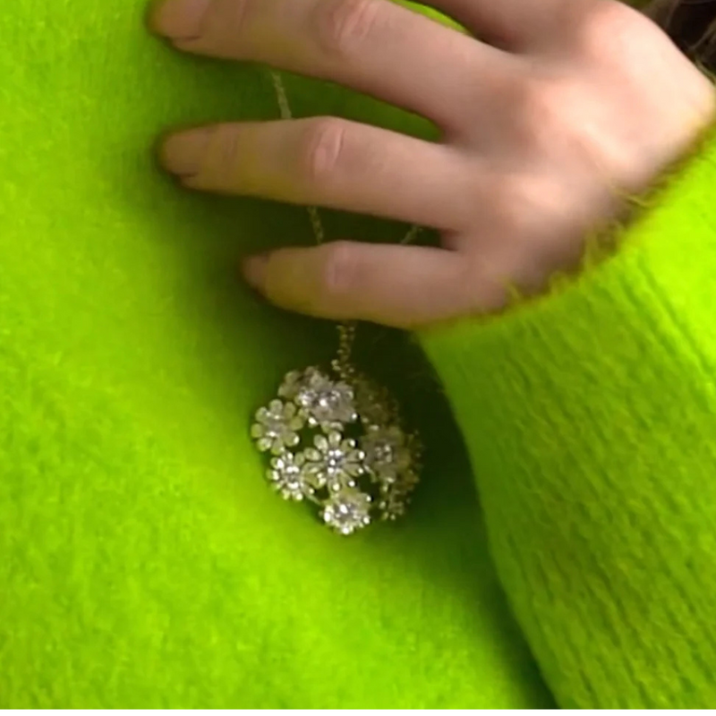 Newbridge Silver Plated Floral Cluster Pendant