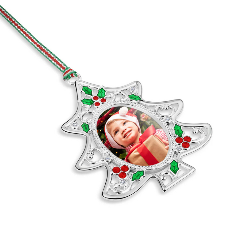 Newbridge Holly Tree Photo Frame Tree Decoration