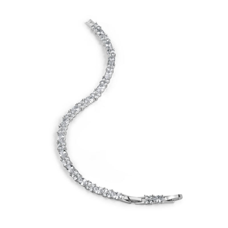 Newbridge Silver Plated Cubic Zirconia Bracelet