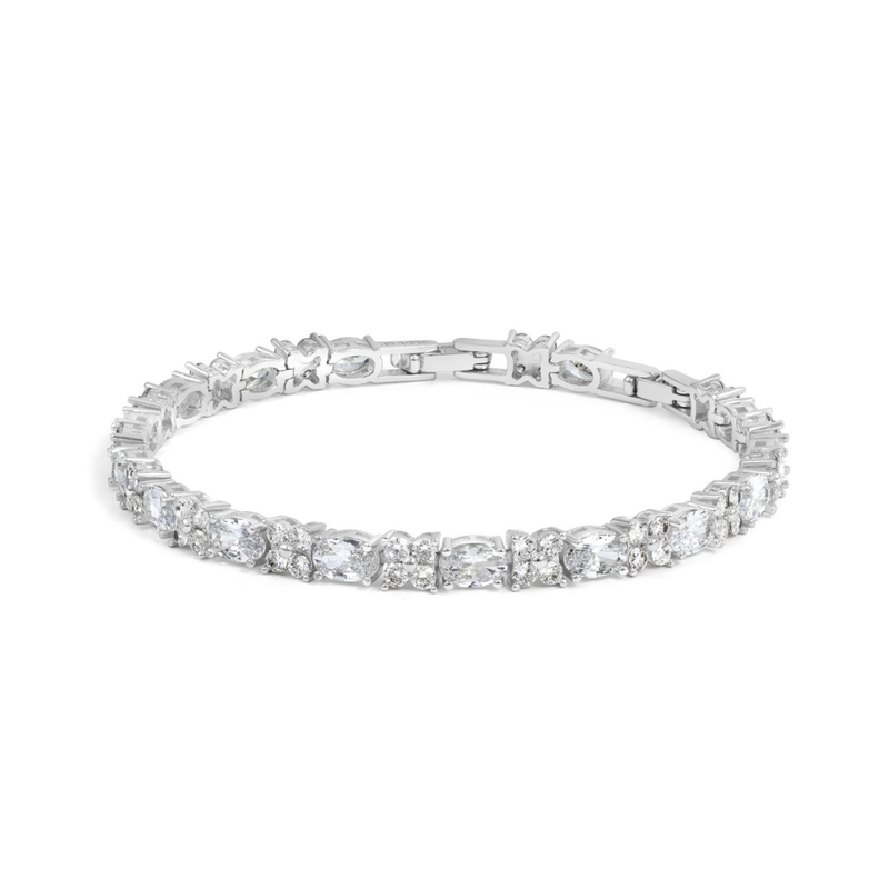 Newbridge Silver Plated Cubic Zirconia Bracelet