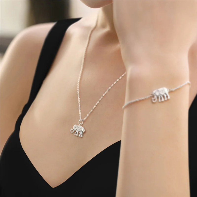 Newbridge Silver Plated Pendant with Elephant