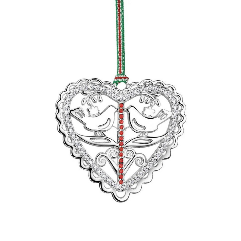 Newbridge Silverware Love Birds Christmas Tree Decoration