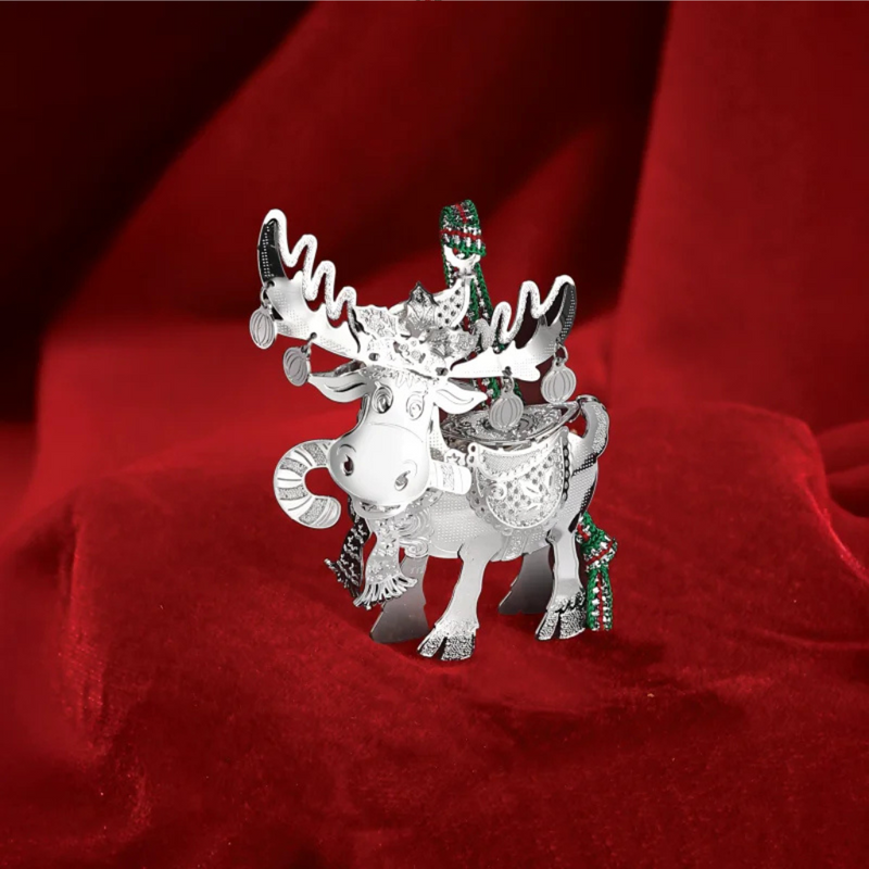 Newbridge Silverware Moose Christmas Tree Decoration