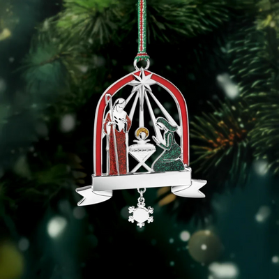 NewbridgeSilverwareNativitywithStarChristmasTreeDecoration mulveys.ie nationwide shipping