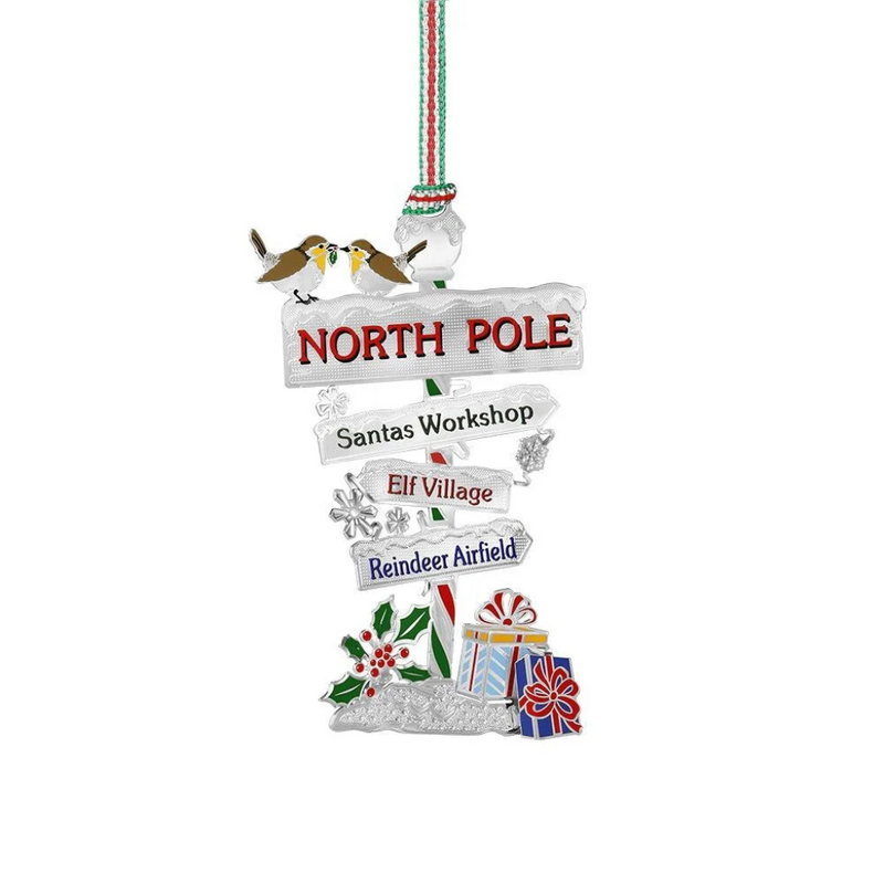 Newbridge Silverware North Pole Christmas Tree Decoration