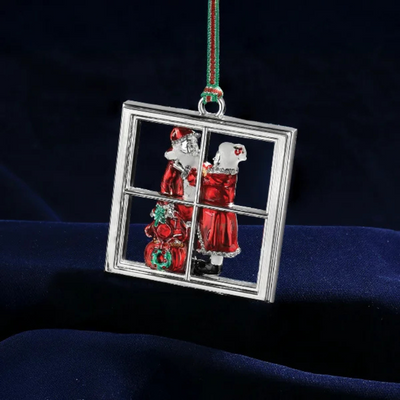 NewbridgeSilverwareSantaLeavingNorthPoleChristmasTreeDecoration mulveys.ie nationwide shipping