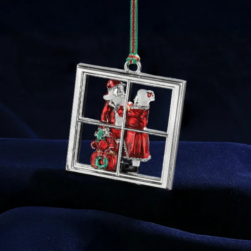 NewbridgeSilverwareSantaLeavingNorthPoleChristmasTreeDecoration mulveys.ie nationwide shipping