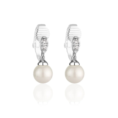 Newbridge Clip on Earrings with Pearl Drop