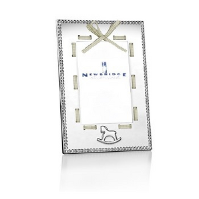 Newbridge Silverware Baby Frame White Ribbon mulveys.ie nationwide shipping