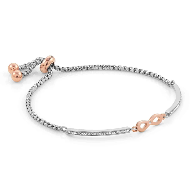 Nomination Milleluci Infinity Bracelet Stainless Steel Rose Gold Plated