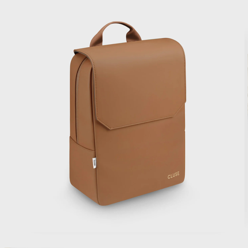 Cluse Nuitée Backpack, Camel, Gold Colour