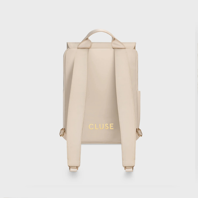 Cluse Nuitée Petite Backpack, Beige, Gold Colour