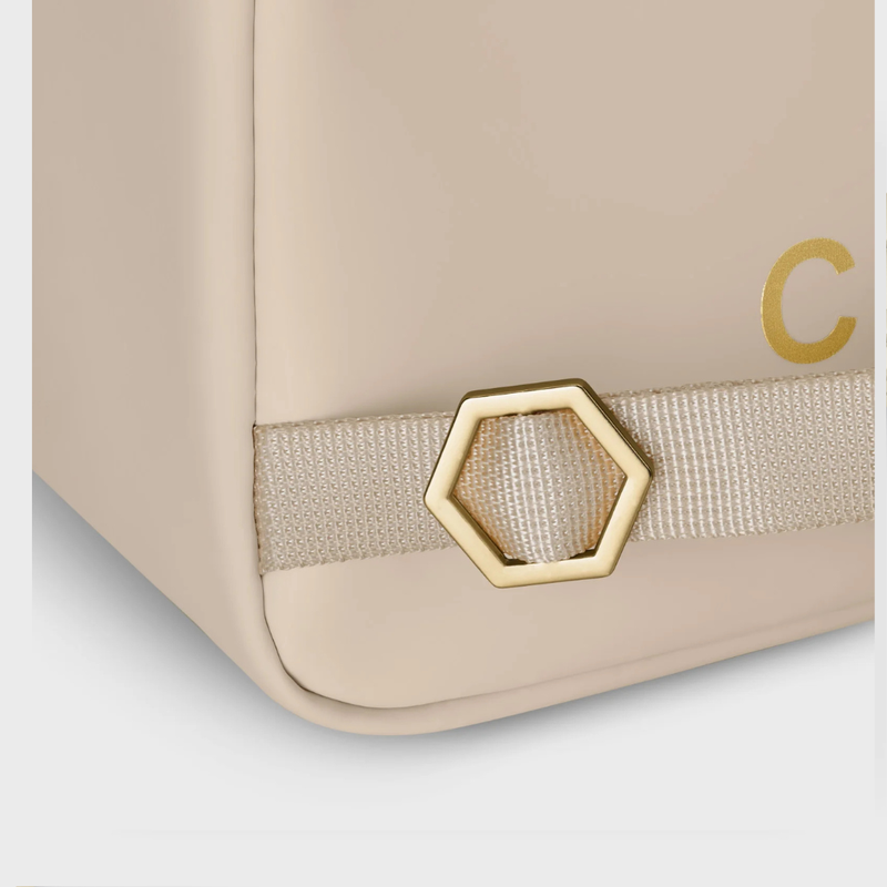 Cluse Nuitée Petite Backpack, Beige, Gold Colour