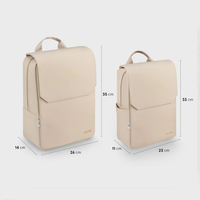 Cluse Nuitée Petite Backpack, Beige, Gold Colour