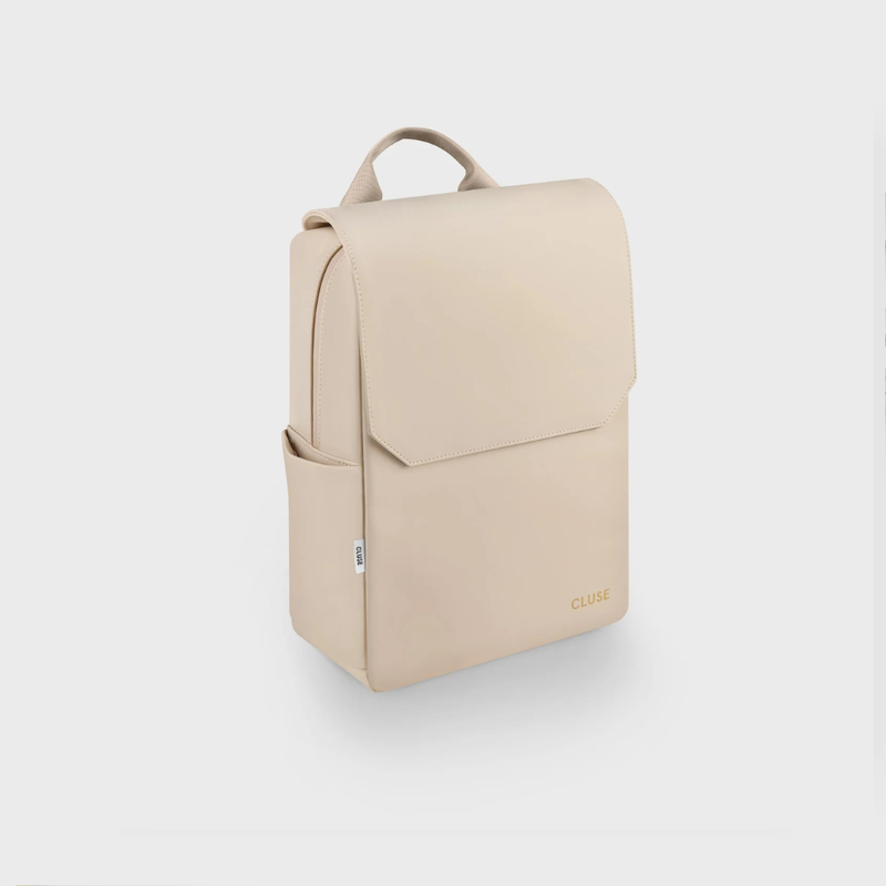 Cluse Nuitée Petite Backpack, Beige, Gold Colour