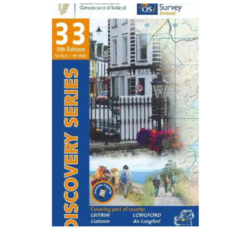 OS Discovery Series 33 Leitrim, Roscommon, Longford, Sligo