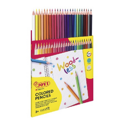 OVI ECO Woodless Colour Pencils 24PK