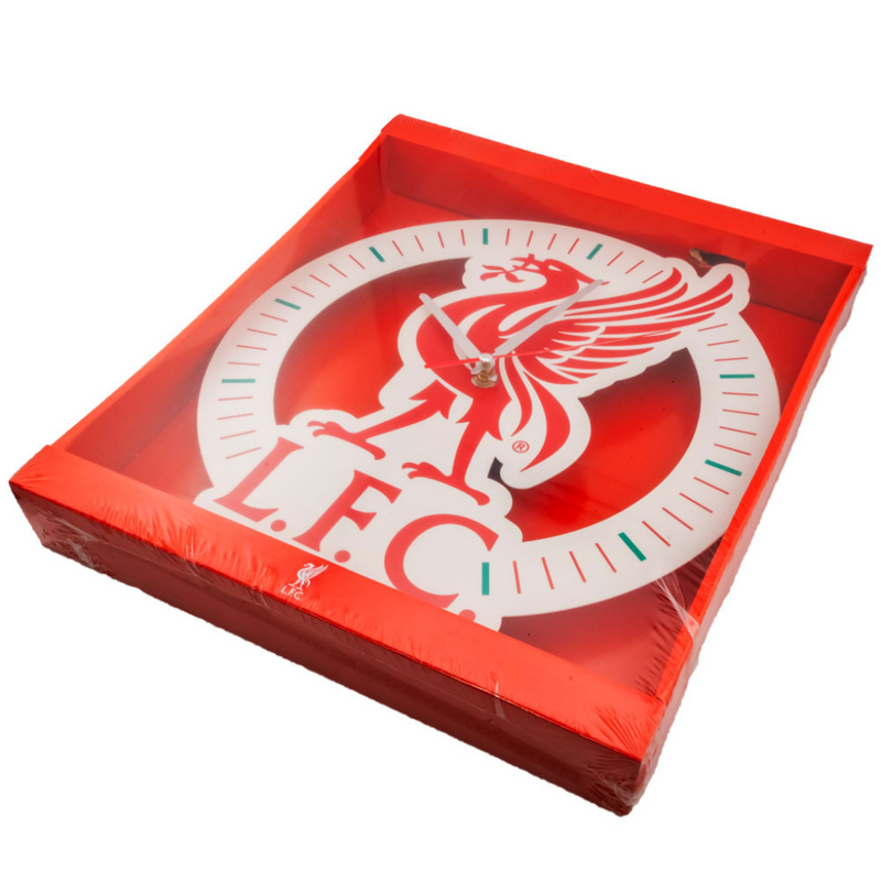 Official Liverpool Football Club Red & White Wall Clock mulveys.ie nationwide shipping