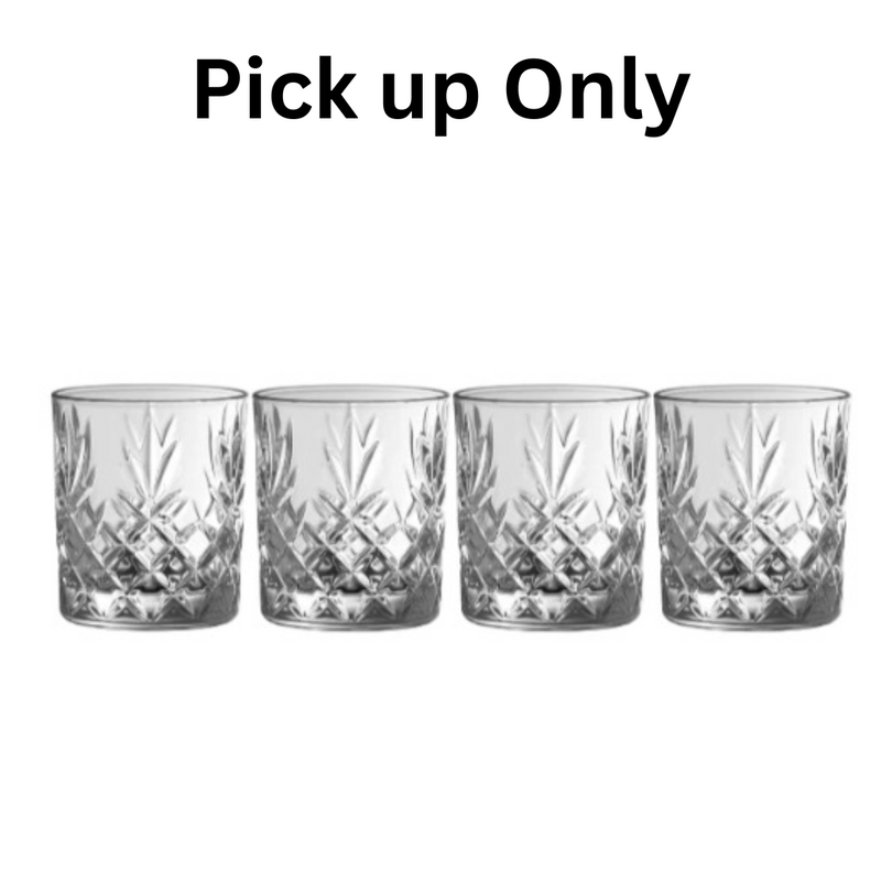 GALWAY CRYSTAL RENMORE Whiskey Glass Set  OF 4