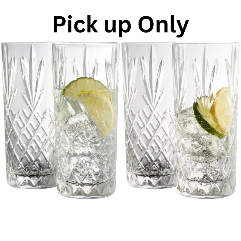 Galway Crystal RENMORE HIBALL GLASS SET OF 4