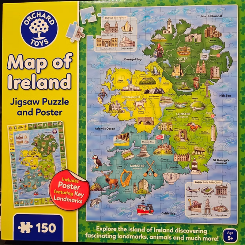 Orchard Toys Map of Ireland Puzzle mulveys.ie nationwide shipping