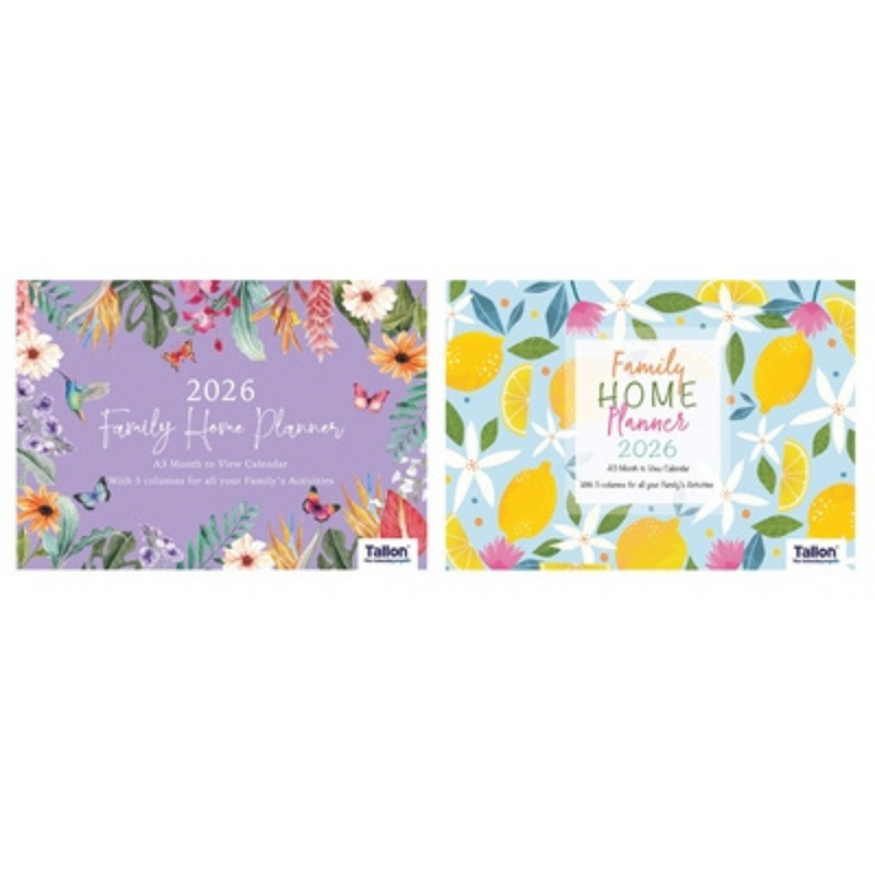 Organiser Calendar Family Butterflies/Owls