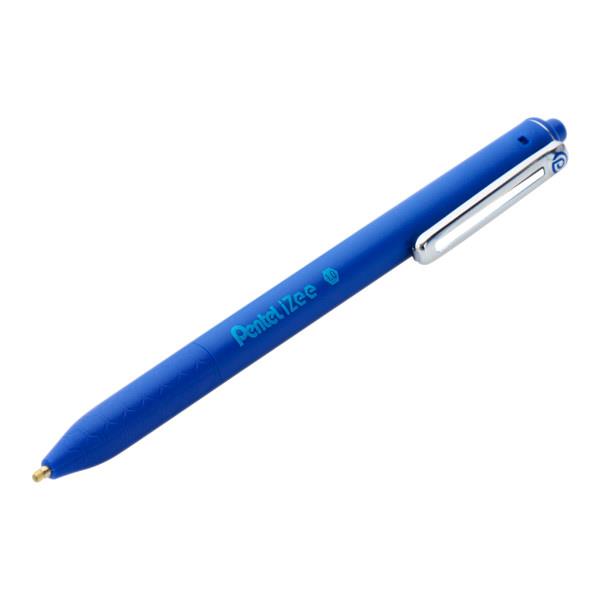 Pentel Izee 1.0mm Retractable Ballpoint Pen - Blue www.mulveys.ie Nationwide Shipping