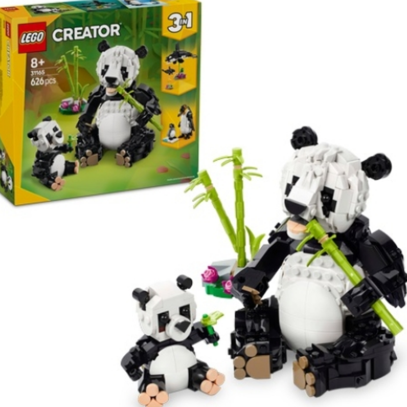 31165 WILD ANIMALS PANDA FAMILY
