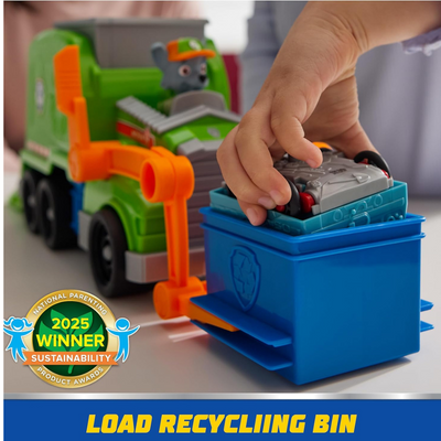 PAW Patrol: Crush ’N’ Roll Recycling Lorry with Rocky Action Figure
