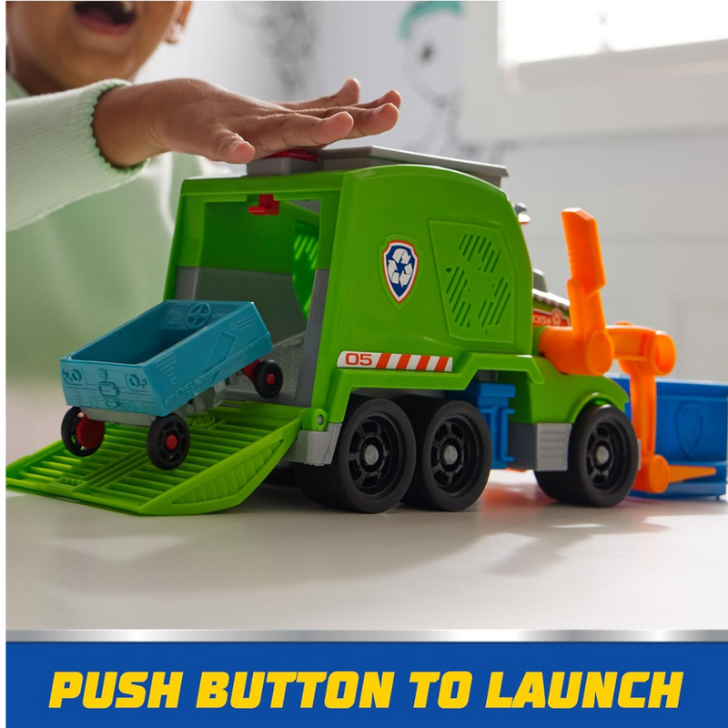 PAW Patrol: Crush ’N’ Roll Recycling Lorry with Rocky Action Figure