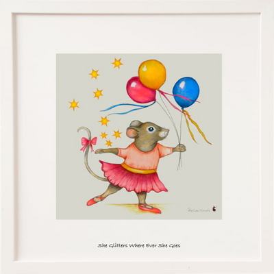 Belinda Northcote She Glitters Where Ever She Goes Miniature  9X9 mulveys.ie nationwide shipping