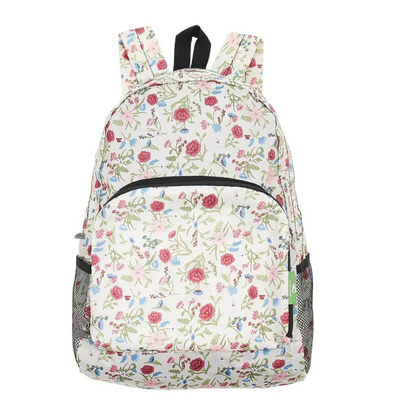 Eco Chic Beige Floral Backpack mulveys.ie nationwide shipping