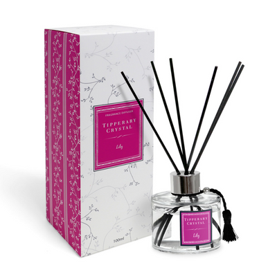 TIPPERARY CRYSTAL Lily Fragrance Diffuser Set mulveys.ie nationwide shipping