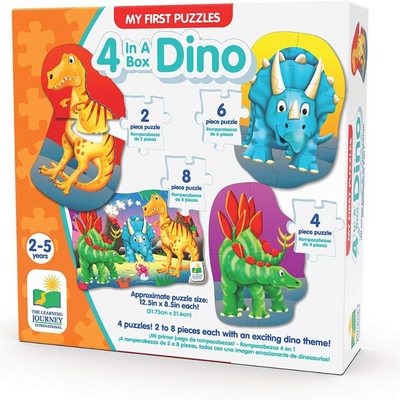 The Learning Journey My First Puzzle Set 4 In A Box Dino 629277 mulveys.ie nationwide shipping
