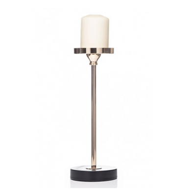 THE GRANGE COLLECTION GOLD CANDLE HOLDER 12X12X47CM mulveys.ie nationwide shipping
