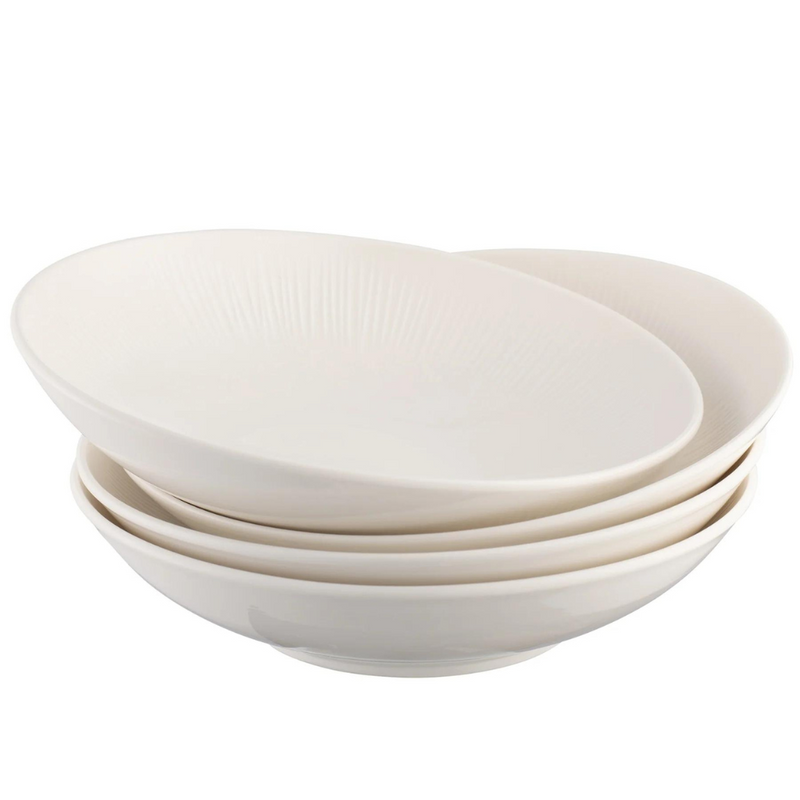 Belleek Living Erne Pasta Bowls Set of 4 mulveys.ie nationwide shipping