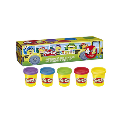 PLAY DOH 4+1 BACK TO SCHOOL SET