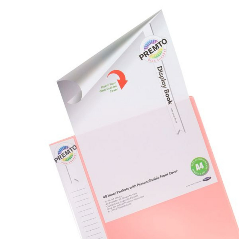 PREMTO PINK SHERBET A4 40PG POCKET DISPLAY