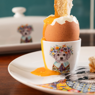 Mikasa Tipperleyhill Porcelain Puppy Egg Cup Set of 2. Mulveys.ie