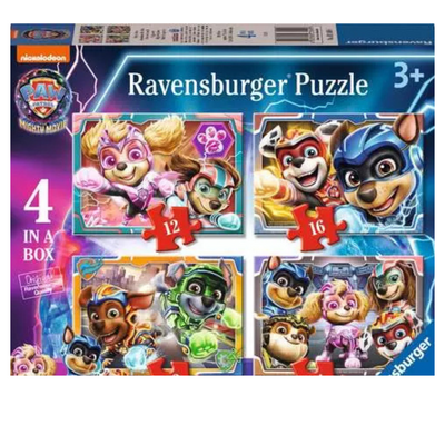 Paw Patrol The Mighty Movie, 4 in a Box mulveys.ie nationwide shipping